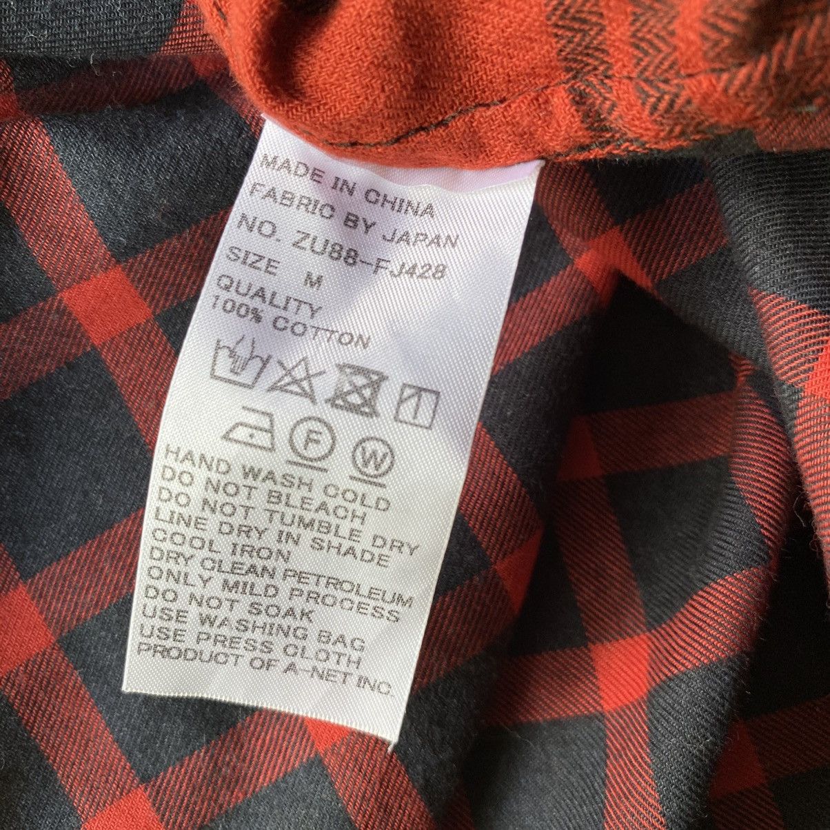 Zucca Zucca Red and Black Patchwork Plaid Long Sleeve Shirt Size M / US 6-8 / IT 42-44 - 16 Thumbnail