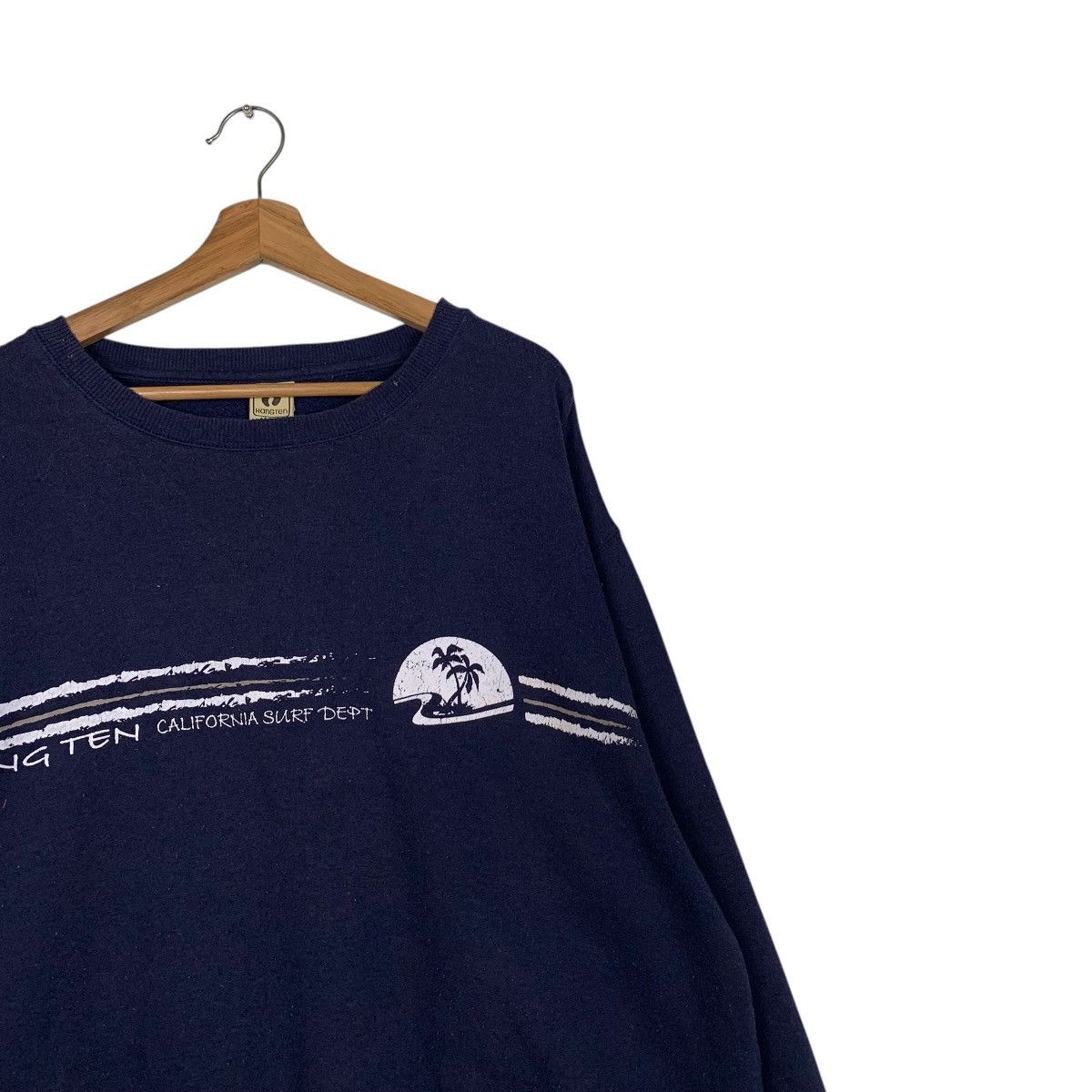 Hang Ten HANGTEN Purple Crewneck Sweatshirt Plus Size 4L #1873-C82 Size US XXL / EU 58 / 5 - 5 Thumbnail