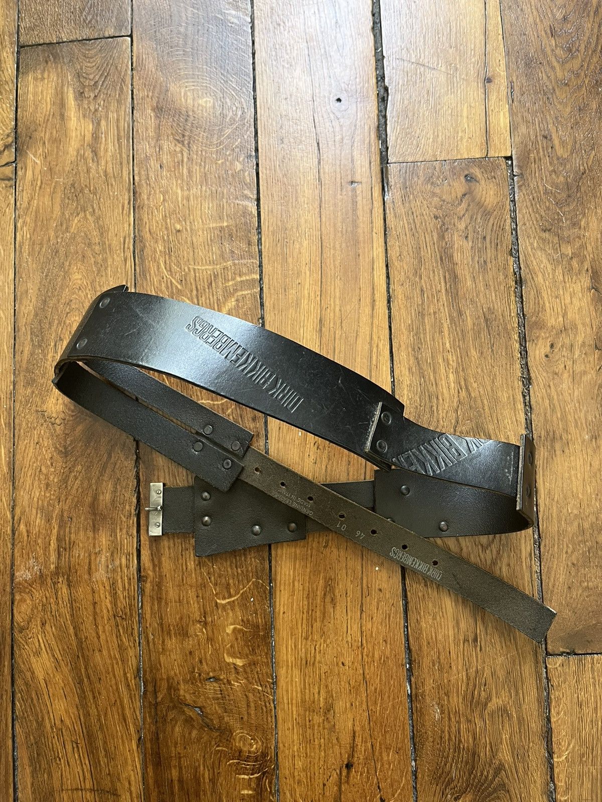 Dirk Bikkembergs 1990s Leather Belt Size ONE SIZE - 5 Thumbnail