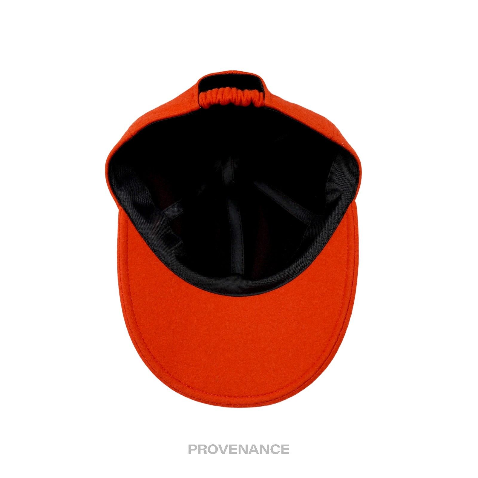 Dior 🔴 Christian Dior CD Wool Blend Cap Hat - Orange Size ONE SIZE - 7 Thumbnail
