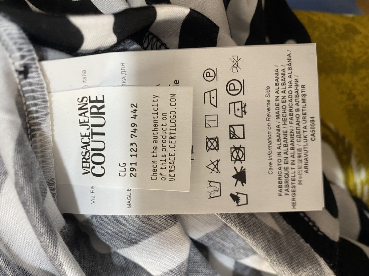 Versace Jeans Couture Versace Jeans Culture Zebra Print T-shirt, size XXL, black Size US XXL / EU 58 / 5 - 11 Thumbnail