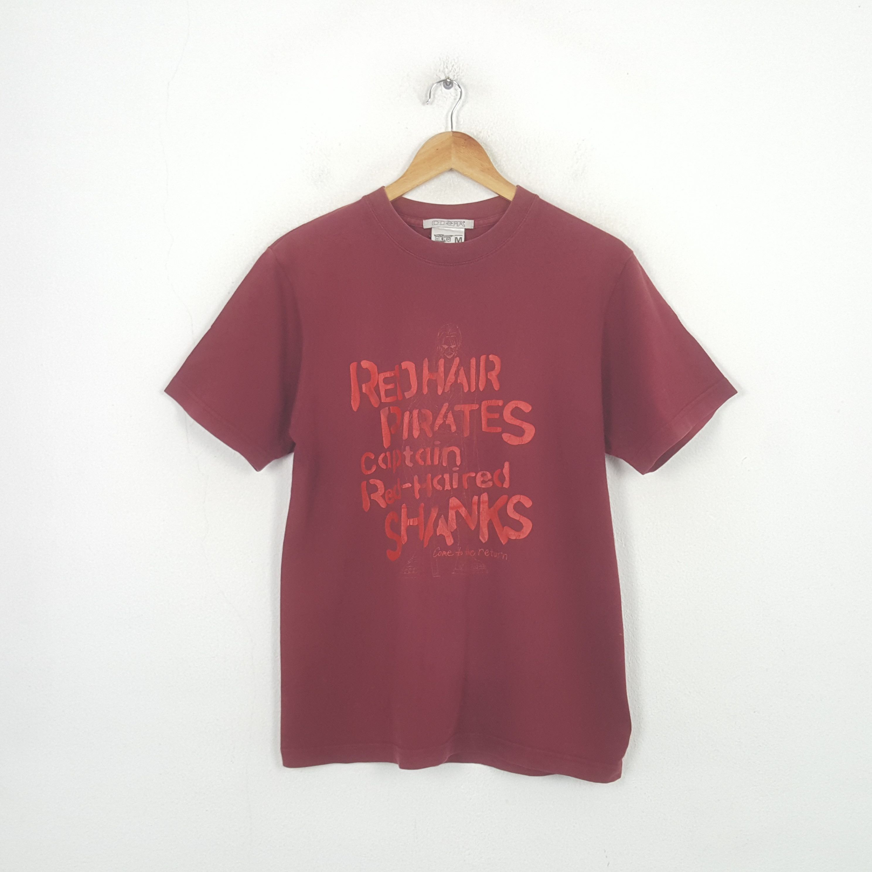 One Piece Vintage One Piece Akagami No Shanks Anime Tshirt RR24 Size US M / EU 48-50 / 2 - 1 Thumbnail