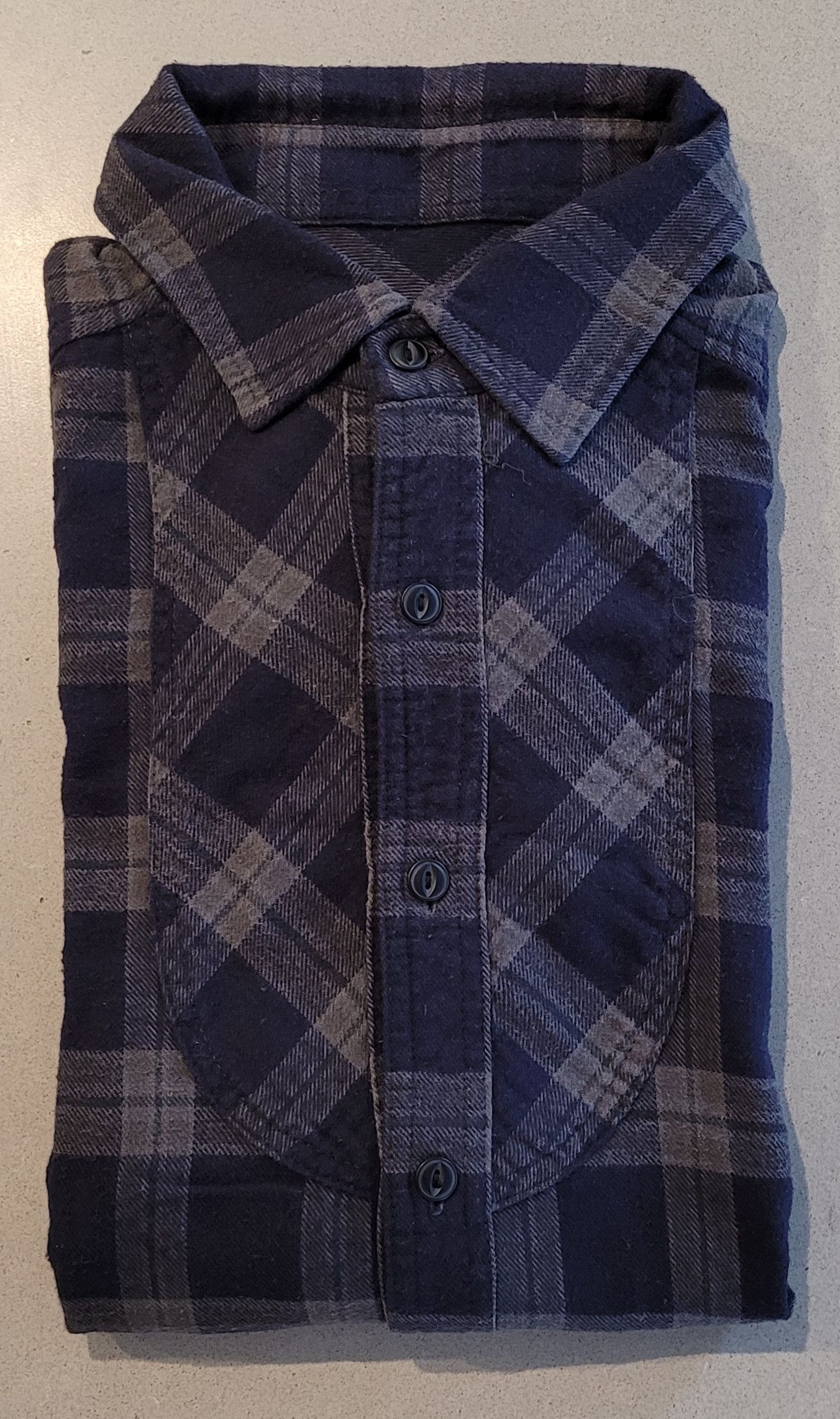 Wings + Horns WINGS + HORNS PLAID FLANNEL SHIRT - LONG SLEEVE - MEDIUM Size US M / EU 48-50 / 2 - 5 Thumbnail