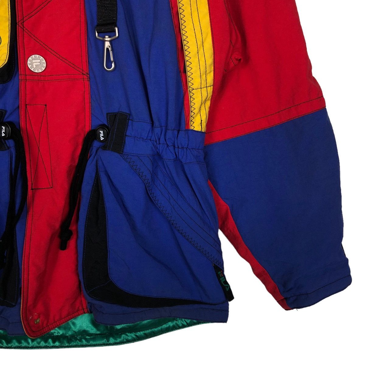 Japanese Brand 🔥Vintage Ski Jacket Colour Block Biella Italia Sport Fila Size US L / EU 52-54 / 3 - 5 Thumbnail
