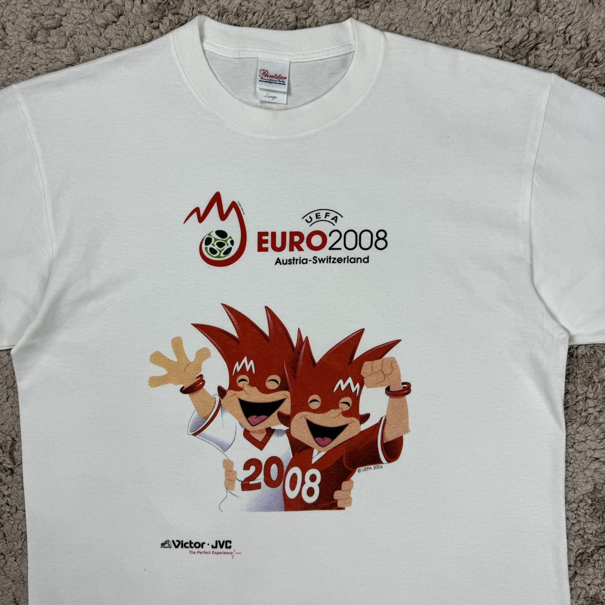 Vintage Vintage Uefa Euro 2008 Promo T-shirt Size US L / EU 52-54 / 3 - 5 Thumbnail