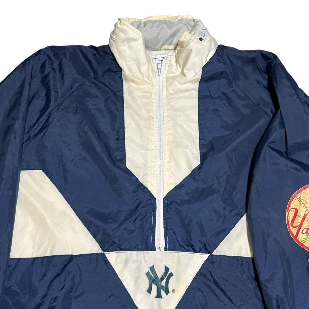 MLB Vintage MLB New York Yankees Distressed Windbreaker Men's XL Size US XL / EU 56 / 4 - 3 Thumbnail