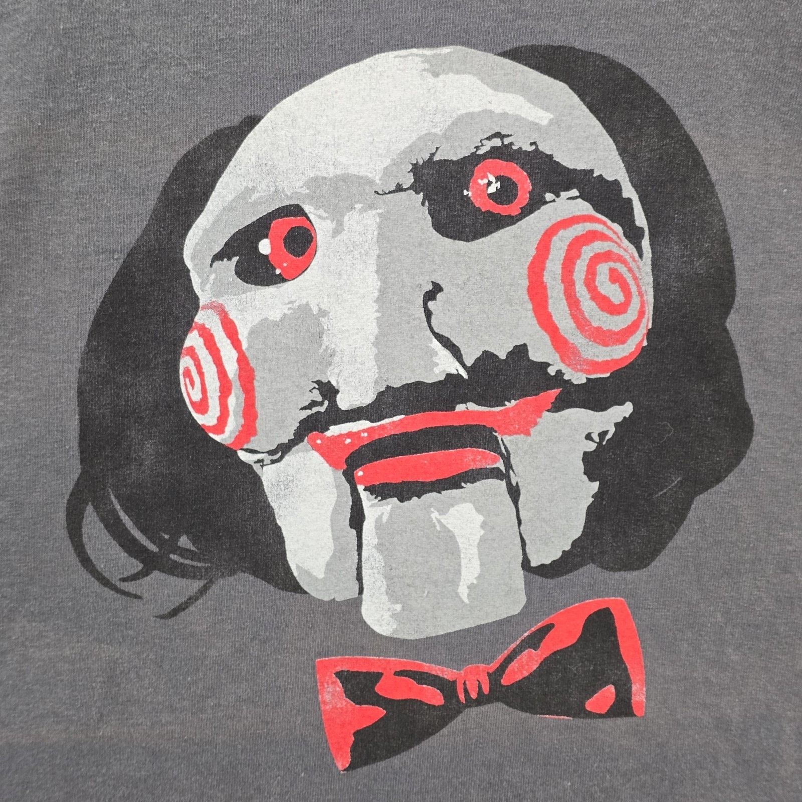 Gildan Vintage SAW Horror Movie Shirt XL Rare Jigsaw Big Face 2004 Size US XL / EU 56 / 4 - 3 Thumbnail