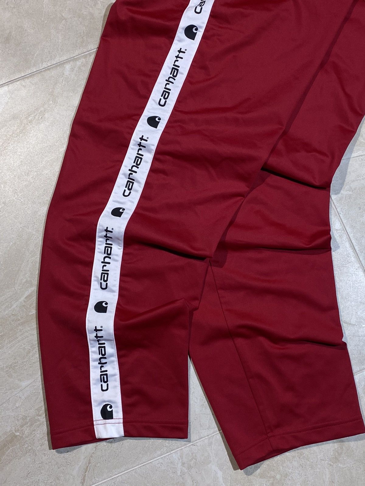 Carhartt Carhartt streetwear style hot red colour track pants Size US 36 / EU 52 - 2 Thumbnail