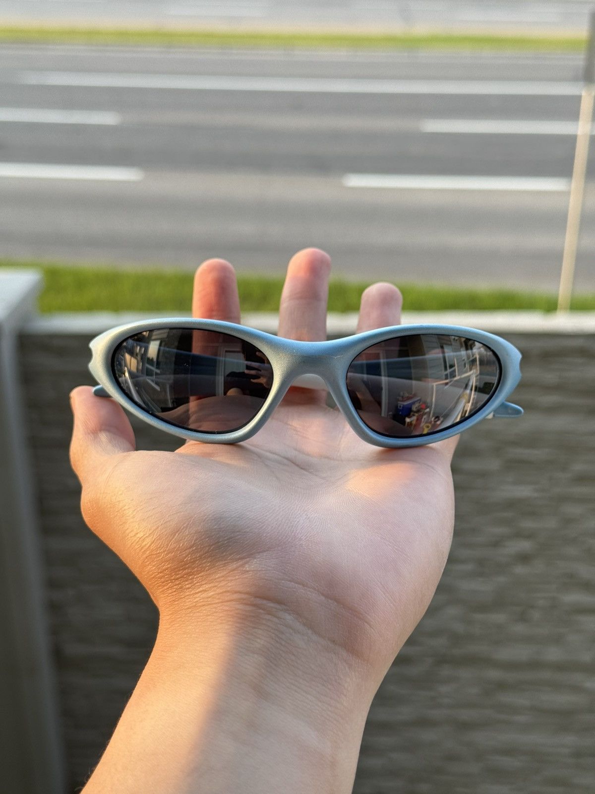 Oakley × Streetwear × Vintage Vintage Oakley Minute Grey Rare