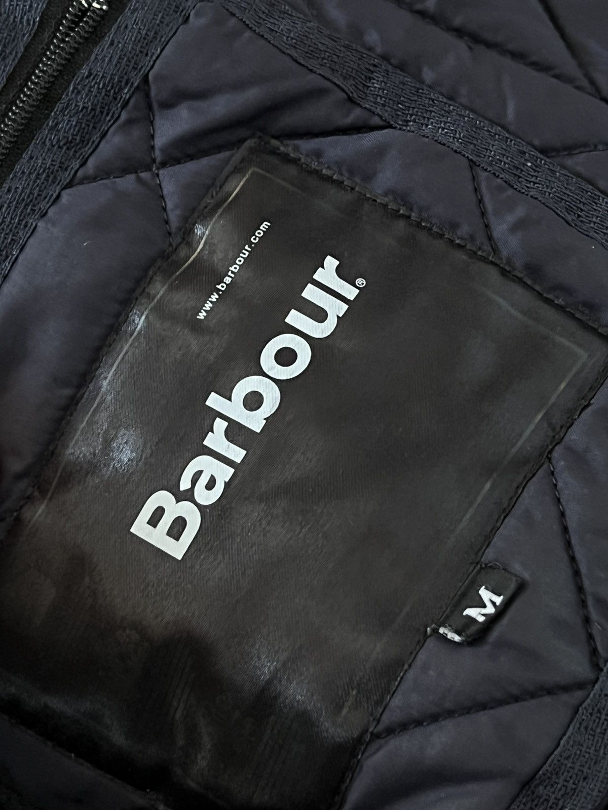 Barbour × Designer ‼️Vintage Barbour Heritage Liddesdale Knit Logo Jacket ‼️ Size US M / EU 48-50 / 2 - 17 Thumbnail
