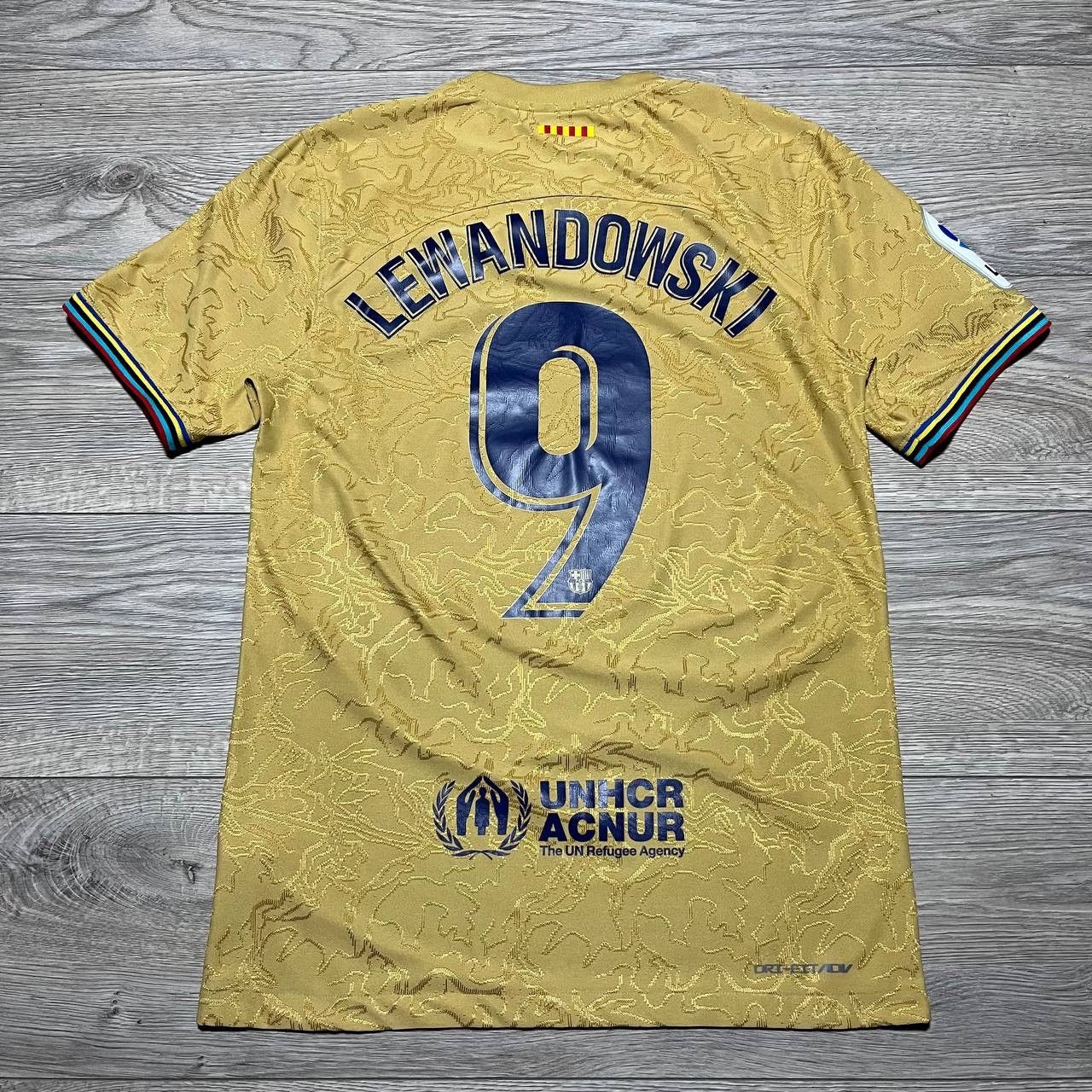 Nike Nike Barcelona FC Jersey Lewandowski #9 Player Issue Size US S / EU 44-46 / 1 - 1 Thumbnail