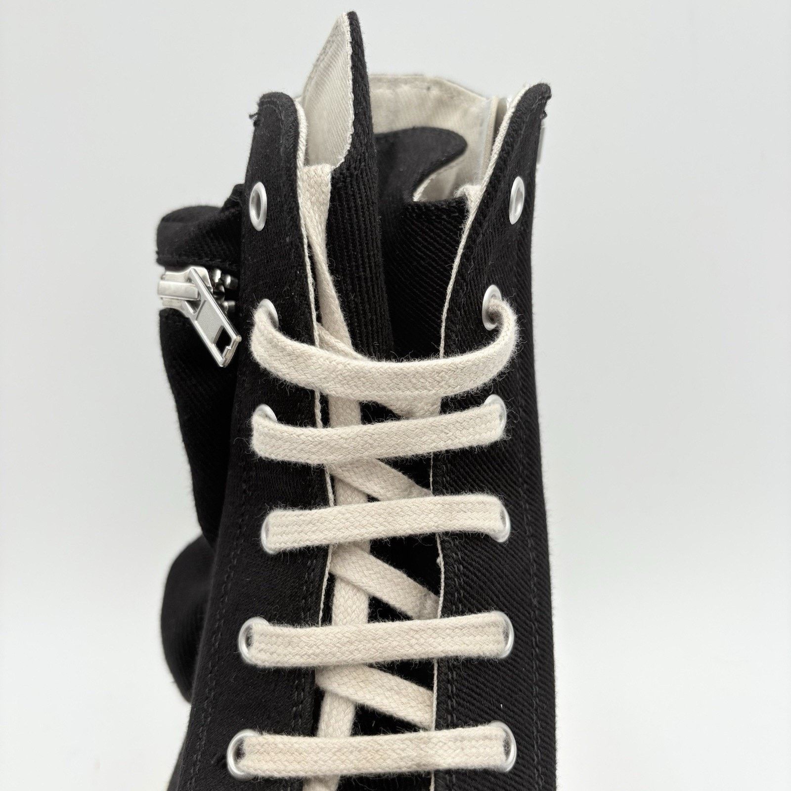 Rick Owens Rick Owens Ramones Cargo ' Black Milk ' | SUPER CLEAN! Size US 7 / EU 40 - 6 Thumbnail