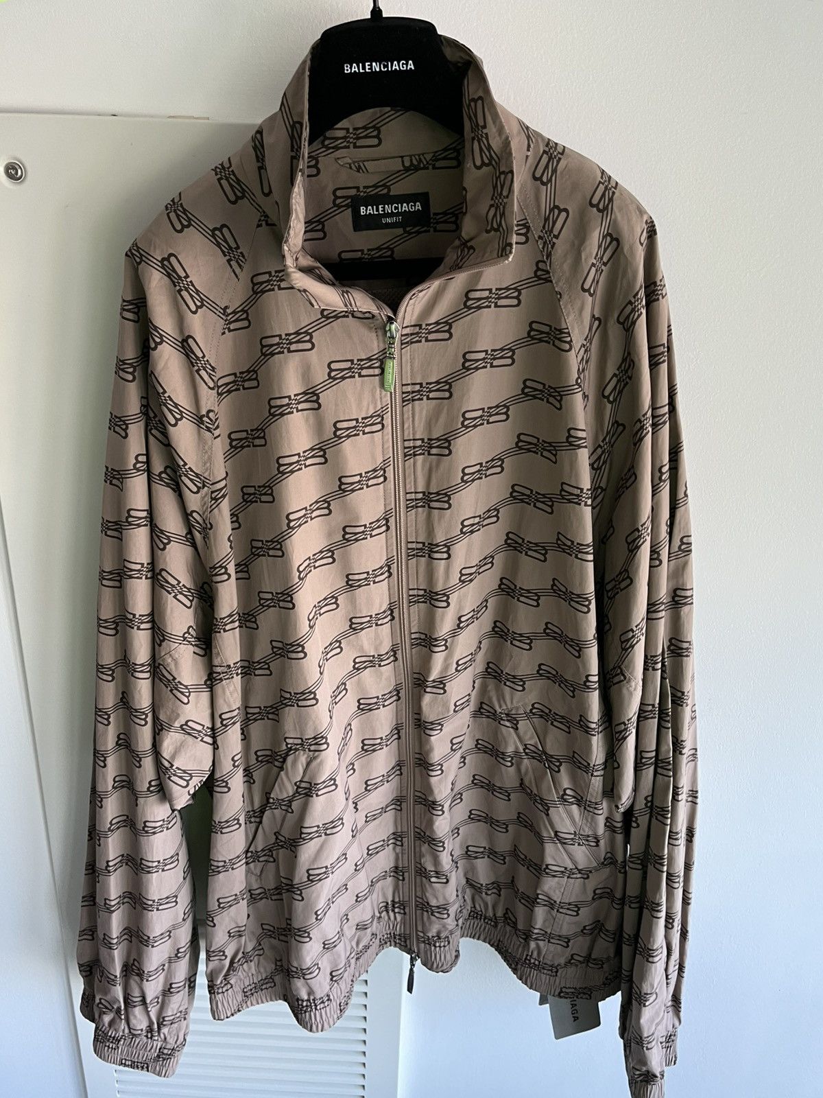Balenciaga Super Runway Rare Brand New Balenciaga BB Monogram Jacket Size US XXL / EU 58 / 5 - 19 Thumbnail