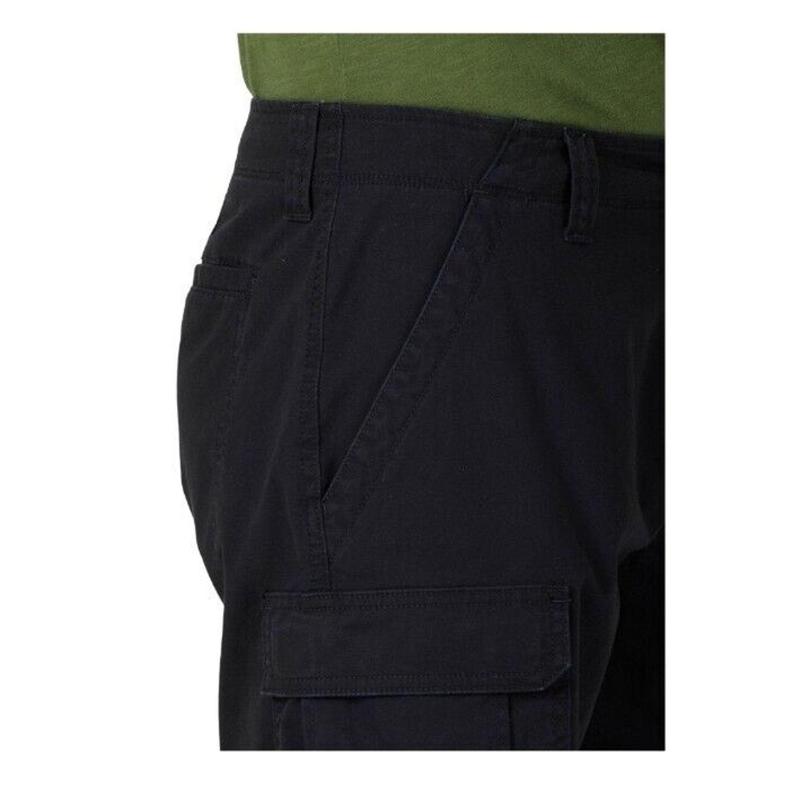 Wrangler Wrangler Cargo Shorts Men's 46 Black Relaxed Fit Soft Cotton Size US 44 / EU 60 - 6 Thumbnail