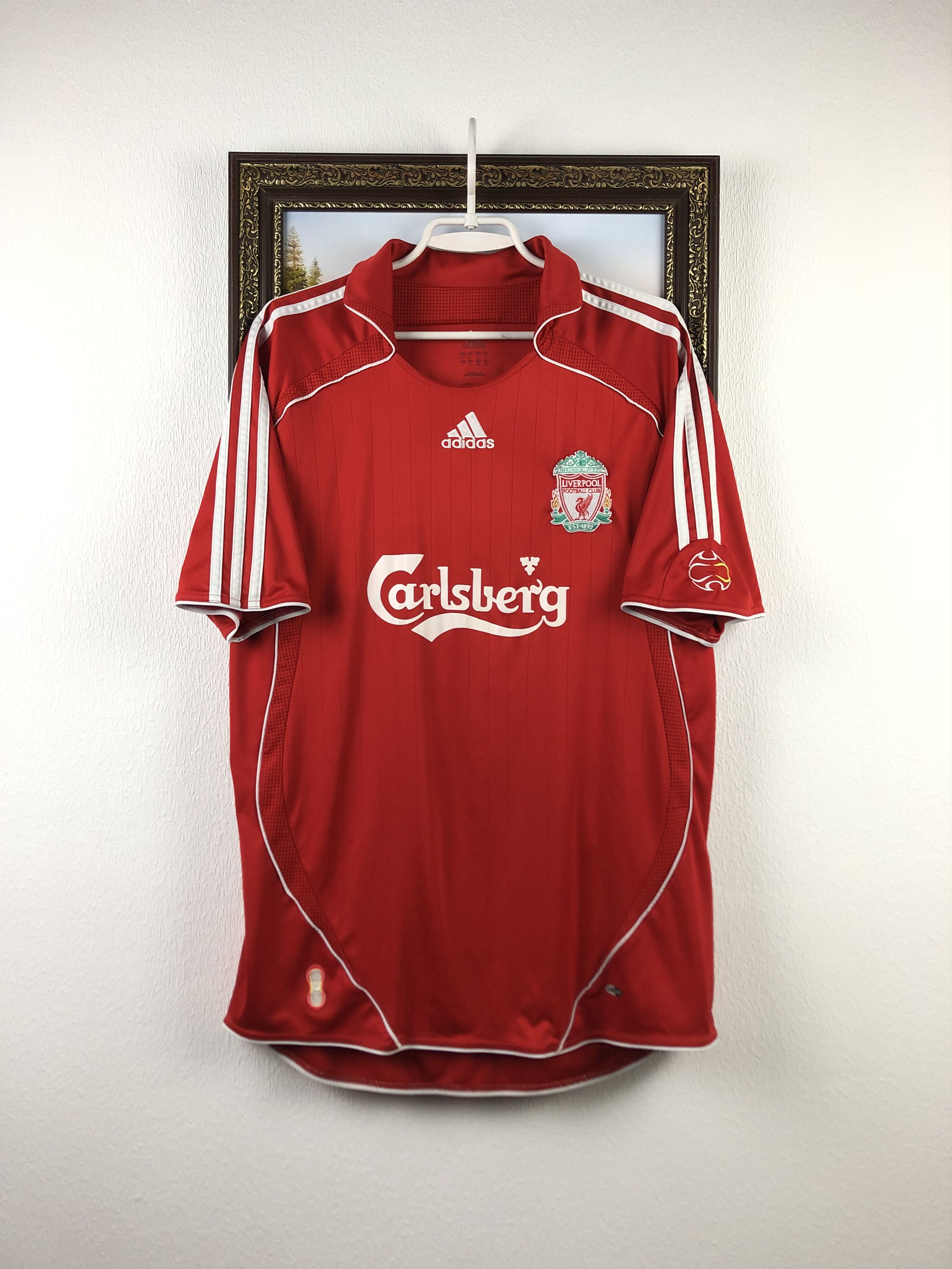 Adidas Liverpool shirt 2006 Soccer #14 Alonso Adidas Jersey Size US L / EU 52-54 / 3 - 3 Thumbnail
