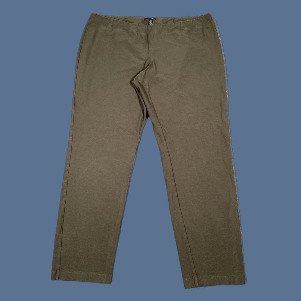 Eileen Fisher Eileen Fisher Pants Womens XL Green Jersey Ankle Tapered Pull On Casual Stretch Size XL / US 12-14 / IT 48-50 - 1 Thumbnail