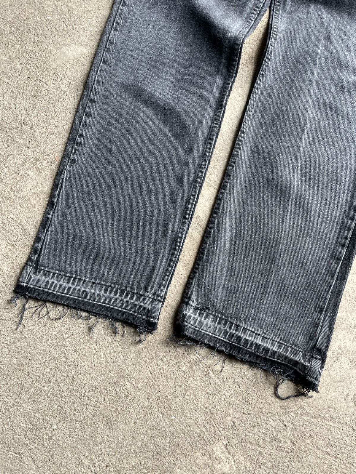 Japanese Brand Vintage Y2K Faded Baggy Skater Cyber Grunge Jeans Balenciaga Size US 34 / EU 50 - 3 Thumbnail