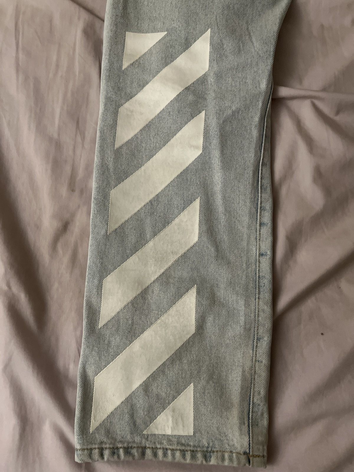 Off-White Off-White Logo Jeans (MSRP $795) Size US 34 / EU 50 - 10 Thumbnail