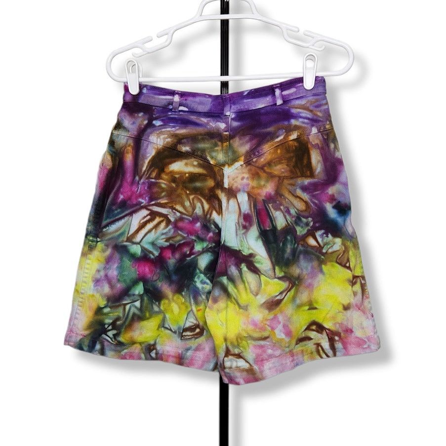 Woolrich Woolen Mills Vintage Woolrich High Waist Mom Shorts Ice Tie Dye Size 10 Size 28" / US 6 / IT 42 - 8 Thumbnail