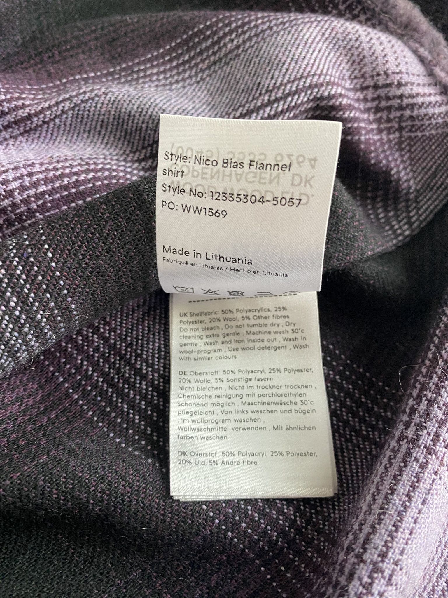 Acne Studios 48/M - Nico Bias Flannel Shirt Size US M / EU 48-50 / 2 - 14 Thumbnail