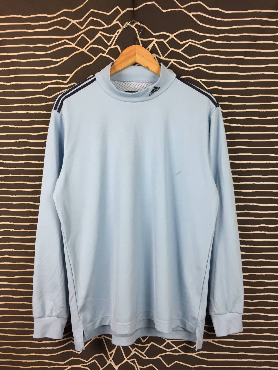 Adidas Adidas Golf Performance Training Mock Neck Long Sleeve Tee Size US L / EU 52-54 / 3 - 1 Thumbnail