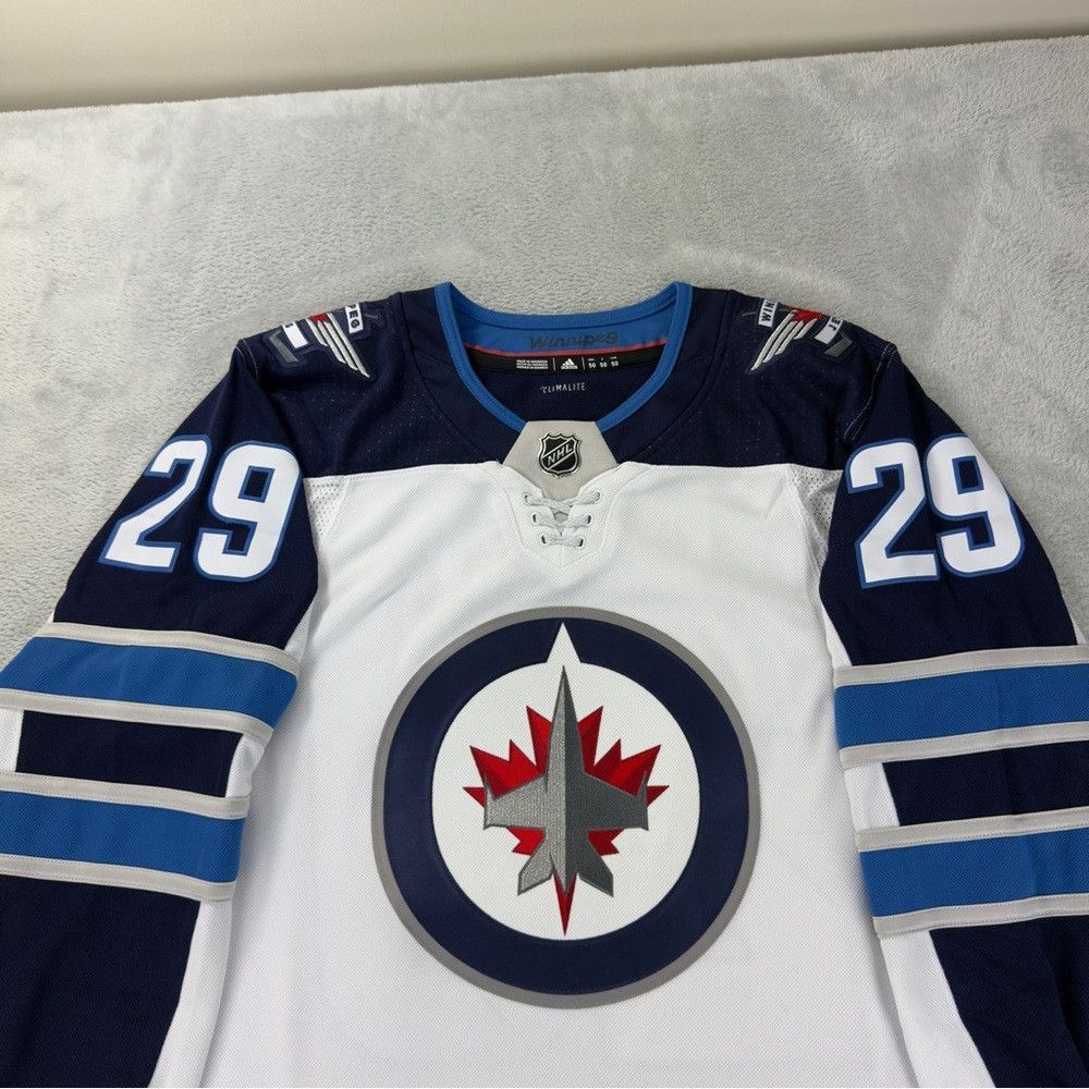 Adidas Winnipeg Jets NWT Men's Size 50 US Patrik Laine Adidas Auth Size US M / EU 48-50 / 2 - 8 Thumbnail