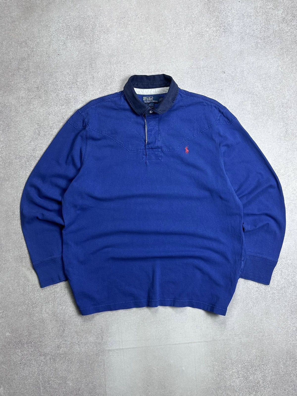Polo Ralph Lauren Vintage Polo Ralph Lauren Y2K Rugby Shirt Chief Keef Style Size US XL / EU 56 / 4 - 1 Thumbnail
