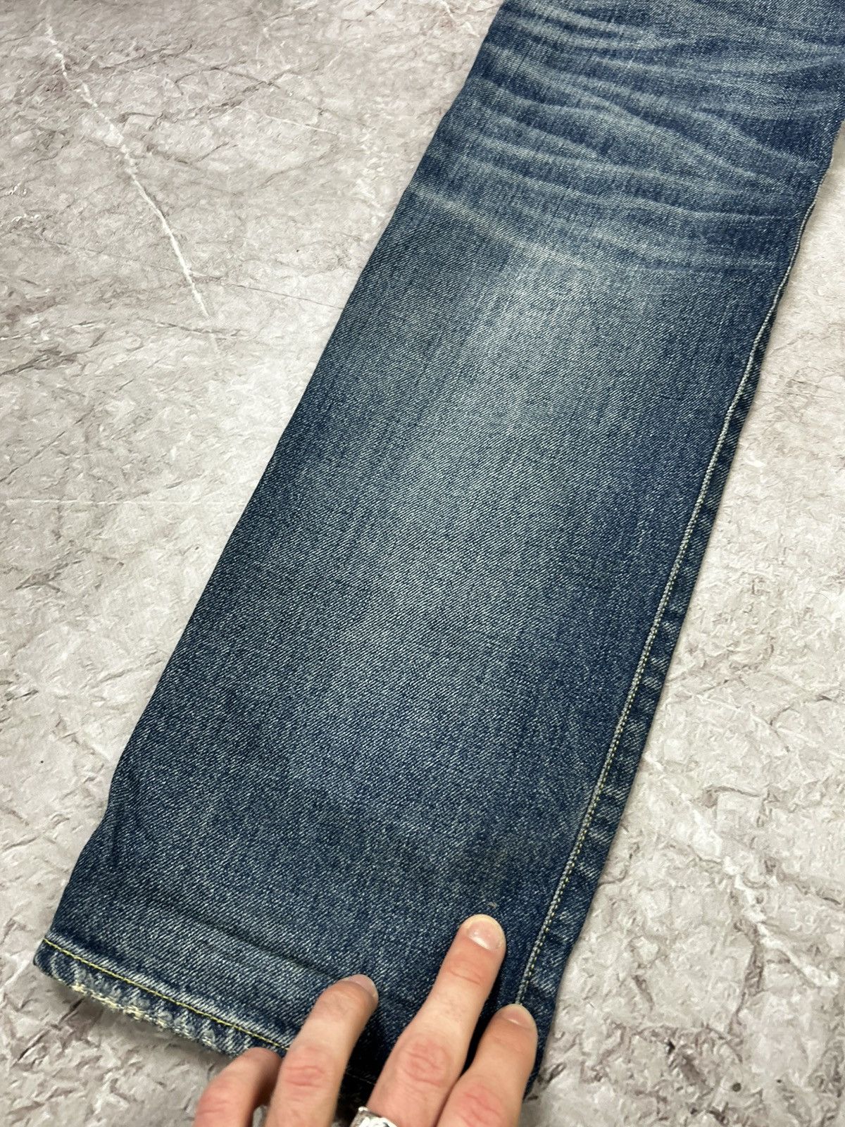 Energie × Pharrell × Sixty ENRARE >* Energie x Pharrel William Stone Wash Denim Jeans Size US 33 - 16 Thumbnail