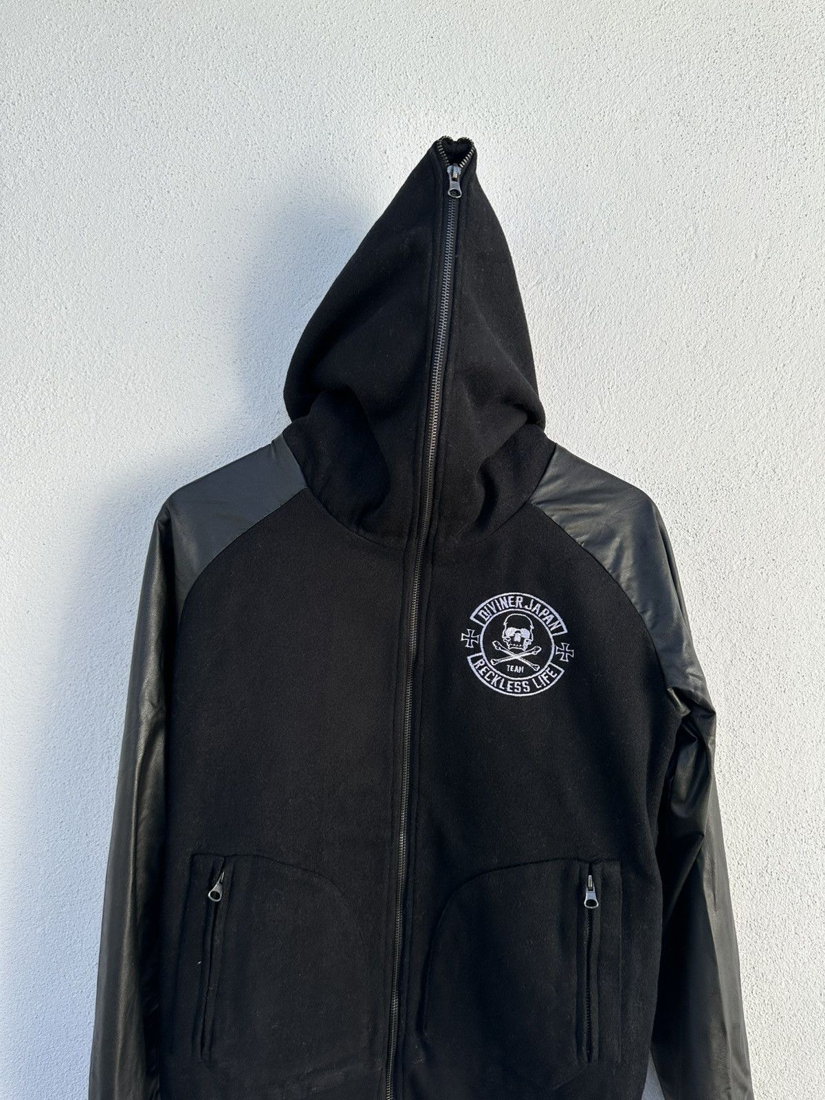 If Six Was Nine Deviner Skull Punk Full Zipper Jacket Size US M / EU 48-50 / 2 - 9 Thumbnail