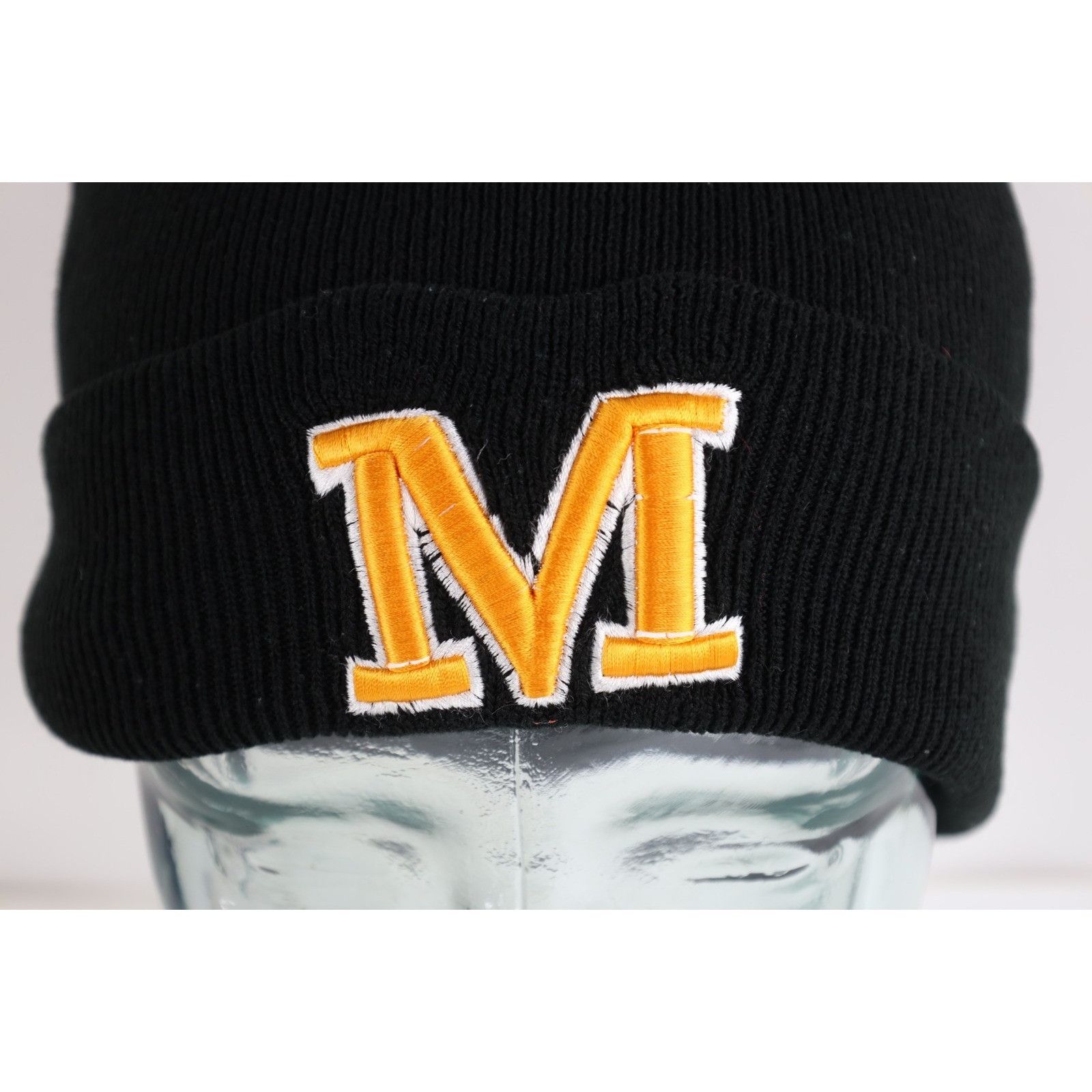 Vintage Vintage 90s Faded University Michigan Winter Knit Beanie Hat Size ONE SIZE - 2 Thumbnail