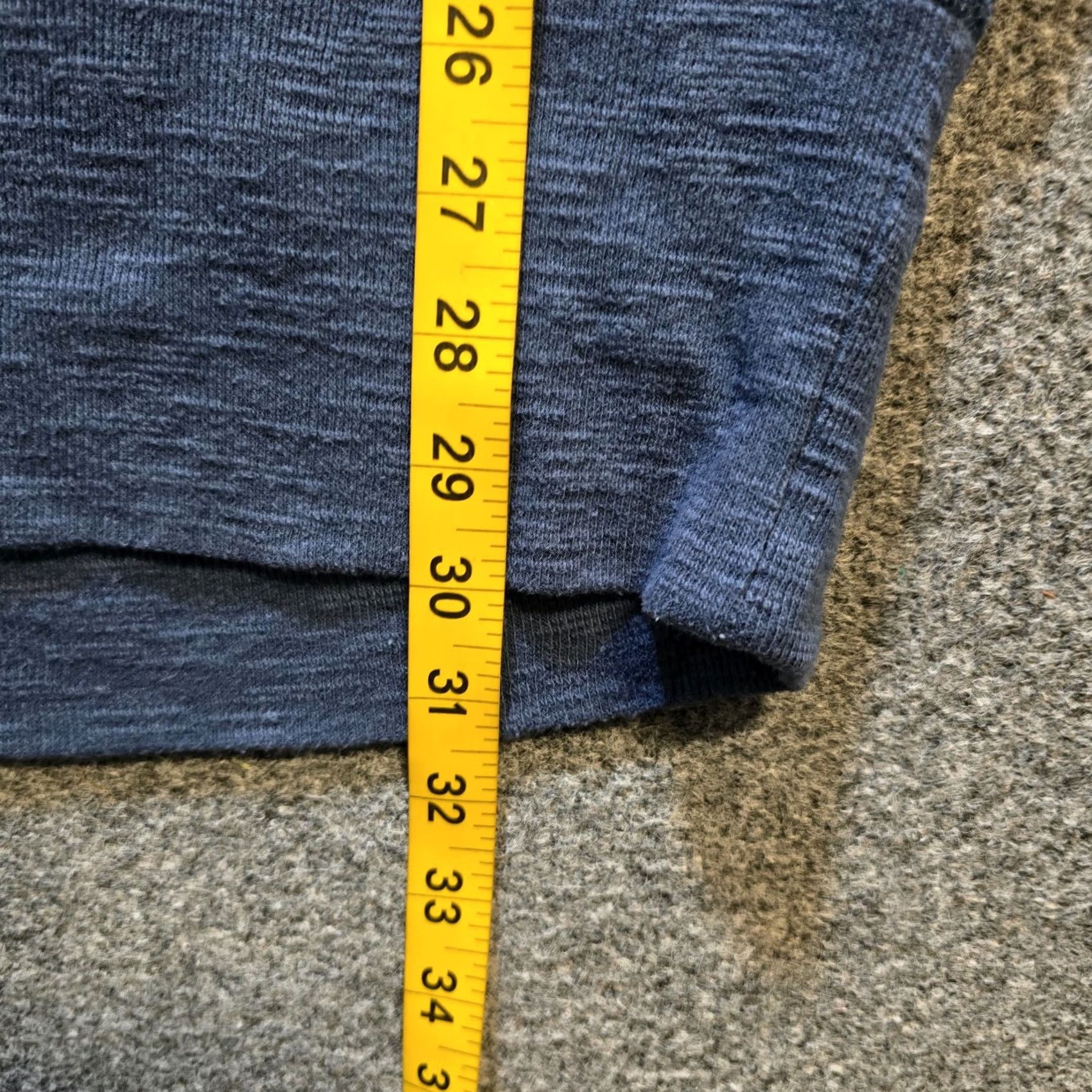 Free People Free People Sweater Medium Blue Knit Long Sleeve Top - Casual Travel Size M / US 6-8 / IT 42-44 - 6 Thumbnail