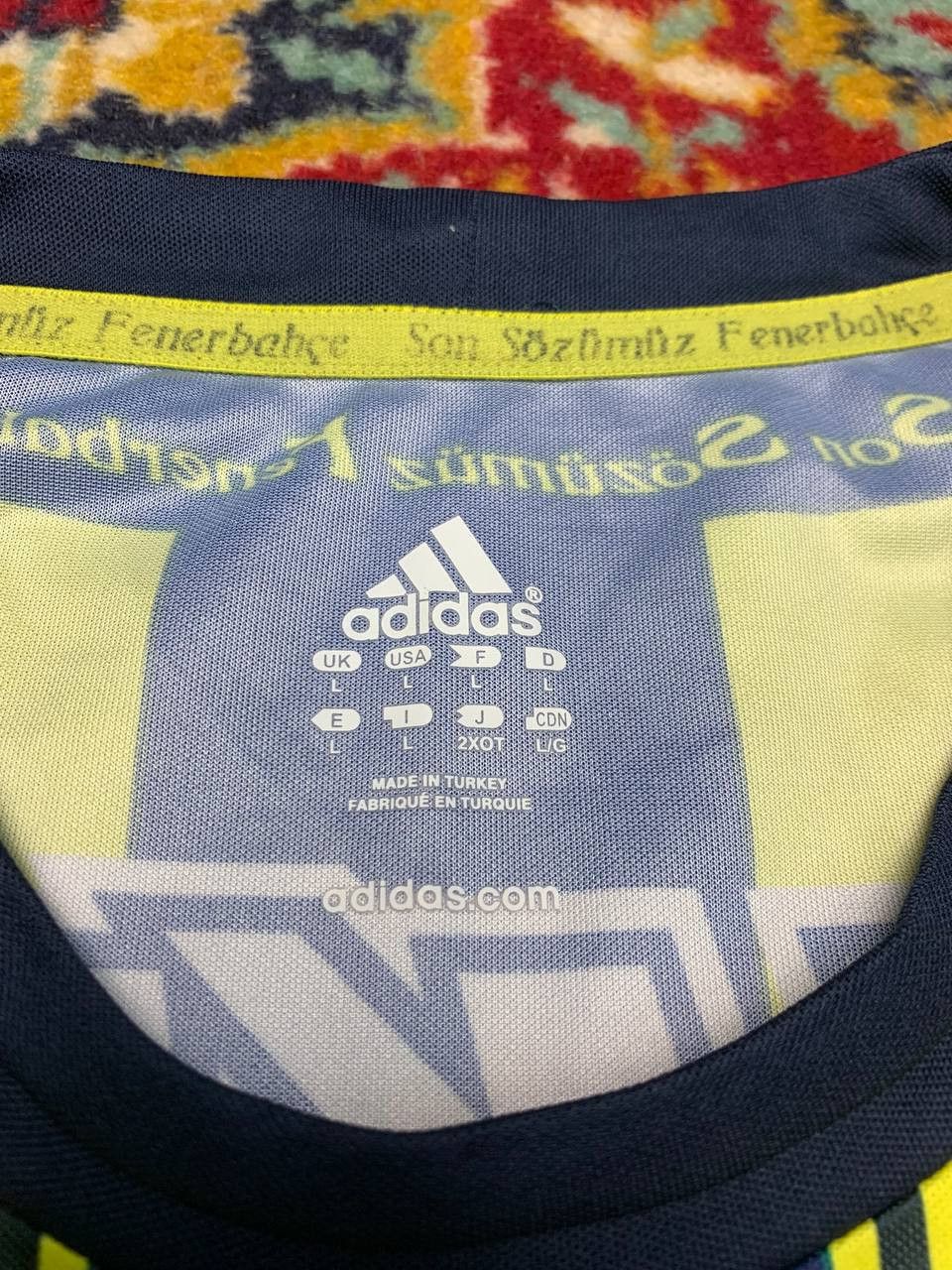 Adidas 2012-2013 Fenerbahce Home Football Shirt Soccer Jersey Size US L / EU 52-54 / 3 - 3 Thumbnail