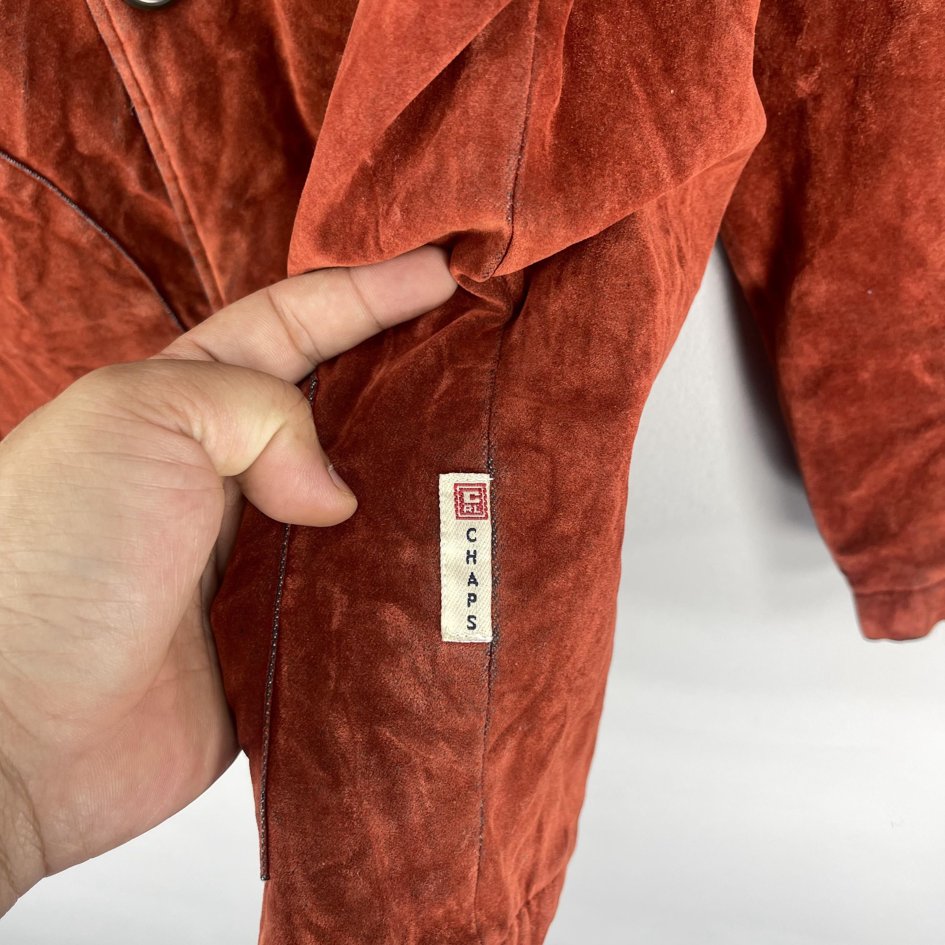 Chaps Ralph Lauren Vintage 90's CHAPS RALPH LAUREN Suede Rayon Jacket Size US L / EU 52-54 / 3 - 8 Thumbnail