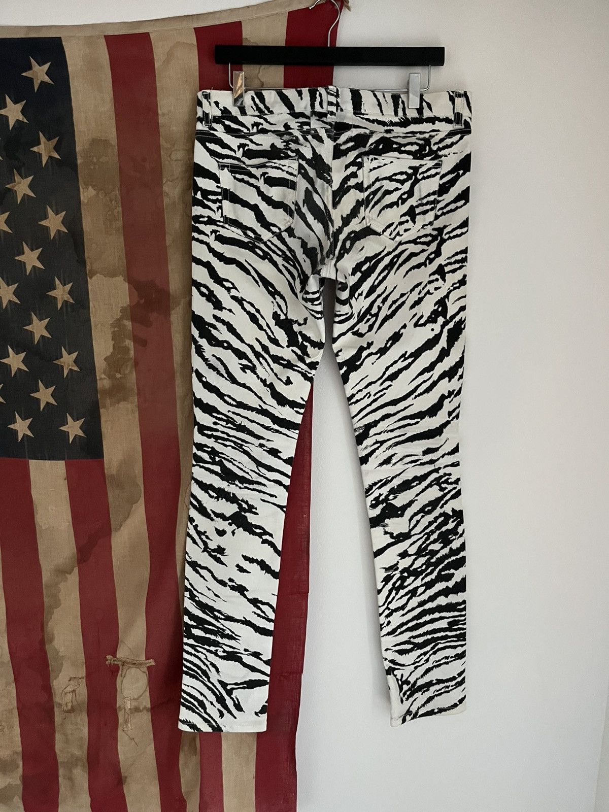 Saint Laurent Paris Saint Laurent SS14 Zebra D02’s Size 30" / US 8 / IT 44 - 2 Thumbnail