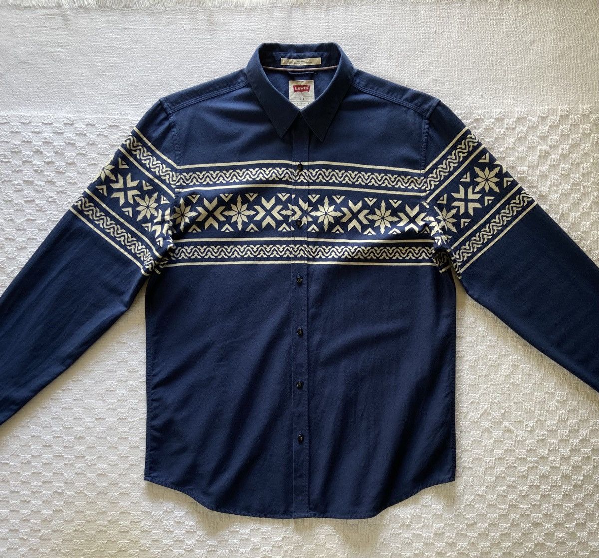 Levi's Levi’s Aztec L/S Shirt. Size US L / EU 52-54 / 3 - 2 Thumbnail