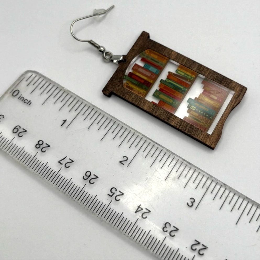 Other Brown Bookshelf Earrings Size ONE SIZE - 3 Thumbnail