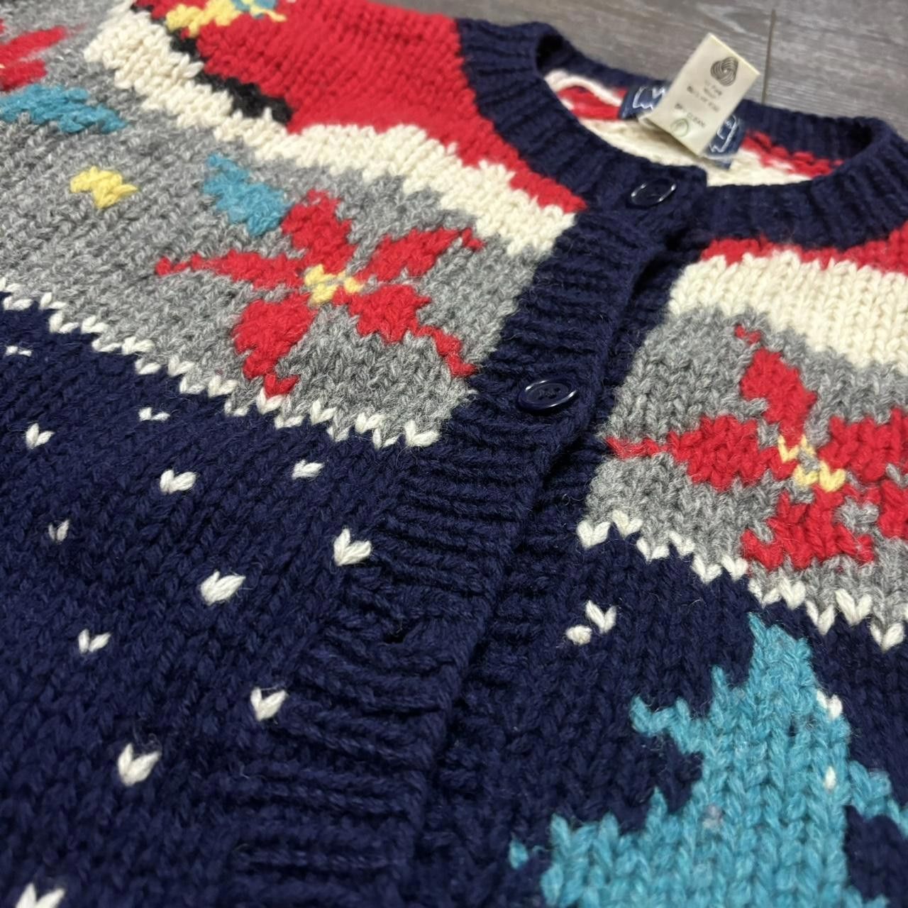 Woolrich Woolen Mills vintage woolrich for women Christmas cardigan sweater 90s S Size S / US 4 / IT 40 - 5 Thumbnail