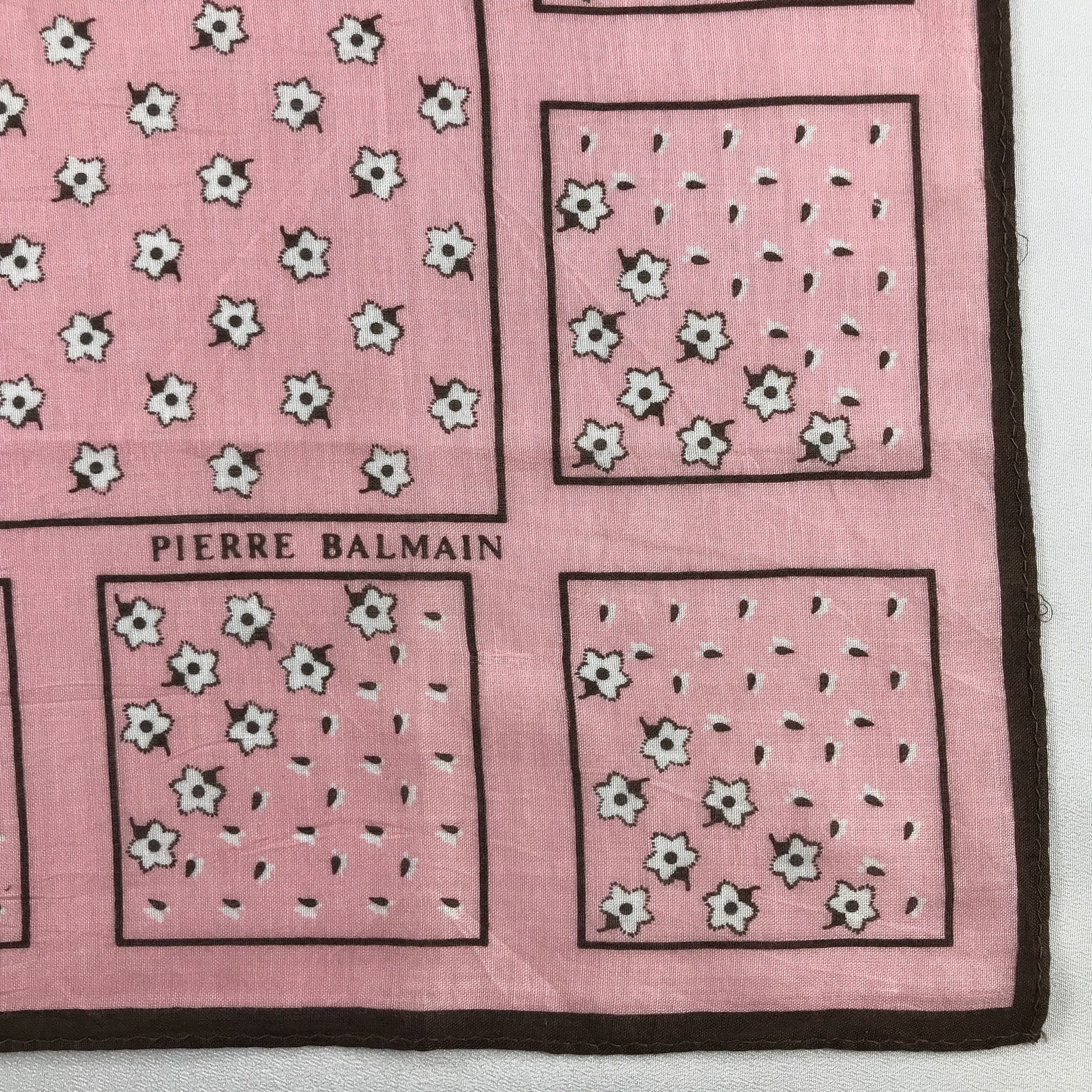Pierre Balmain Pierre Balmain Handkerchief / Bandana / Neckerchief C579 Size ONE SIZE - 6 Thumbnail