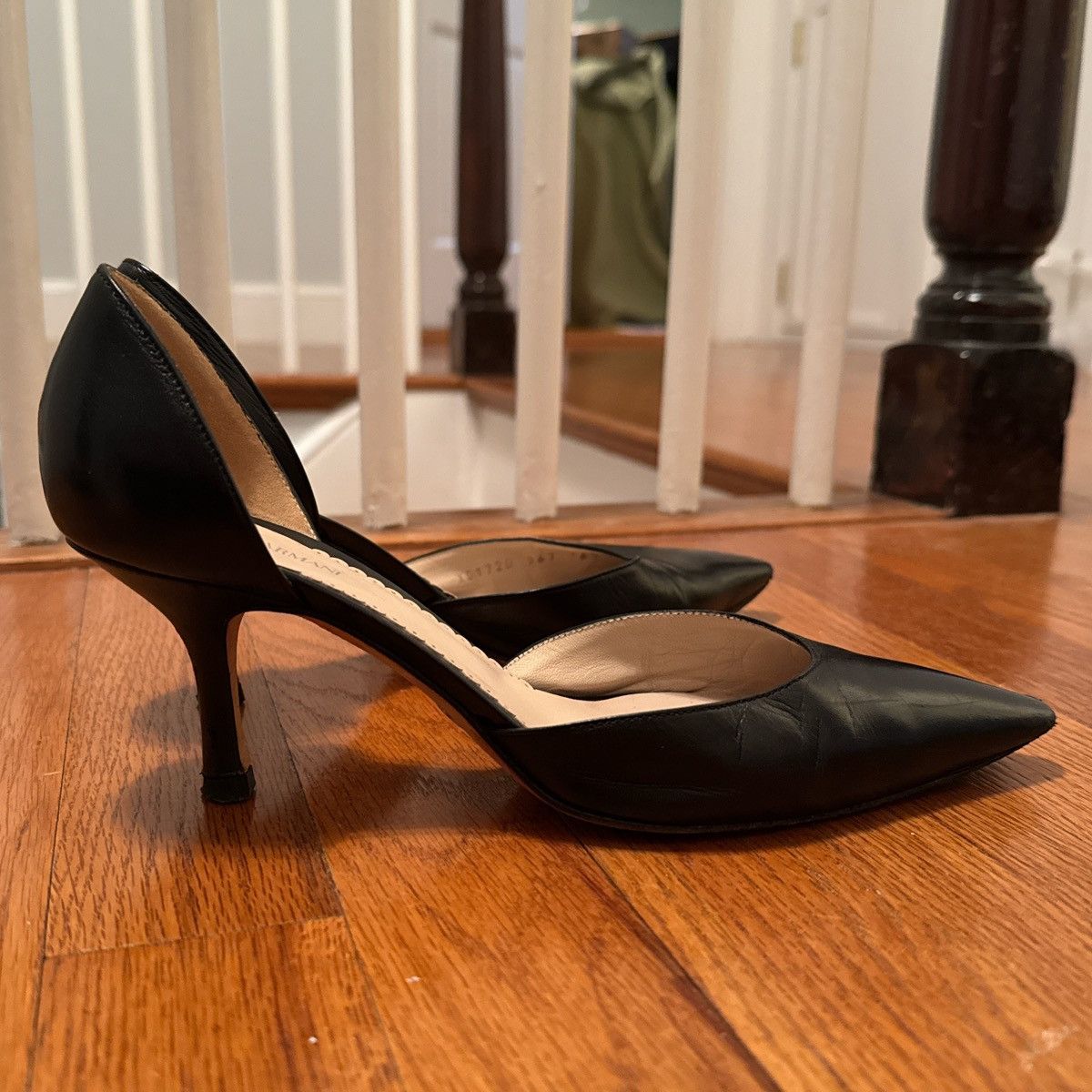 Giorgio Armani Giorgio Armani Black Kitten Heels Size US 7 / IT 37 - 5 Thumbnail