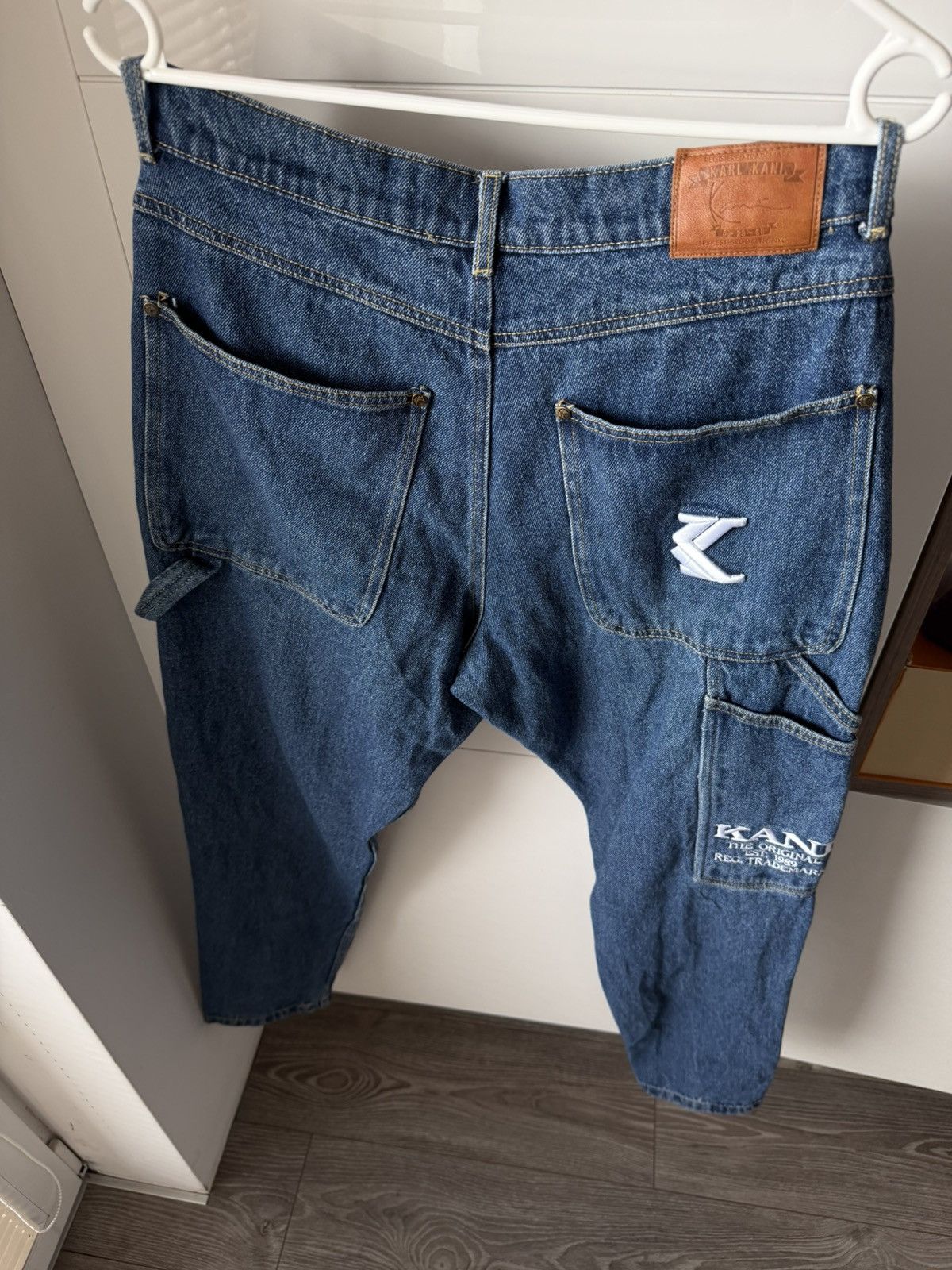 Karl Kani Karl Kani Embroidered Logo Rap Black Denim Unisex Jeans Size US 32 / EU 48 - 14 Thumbnail