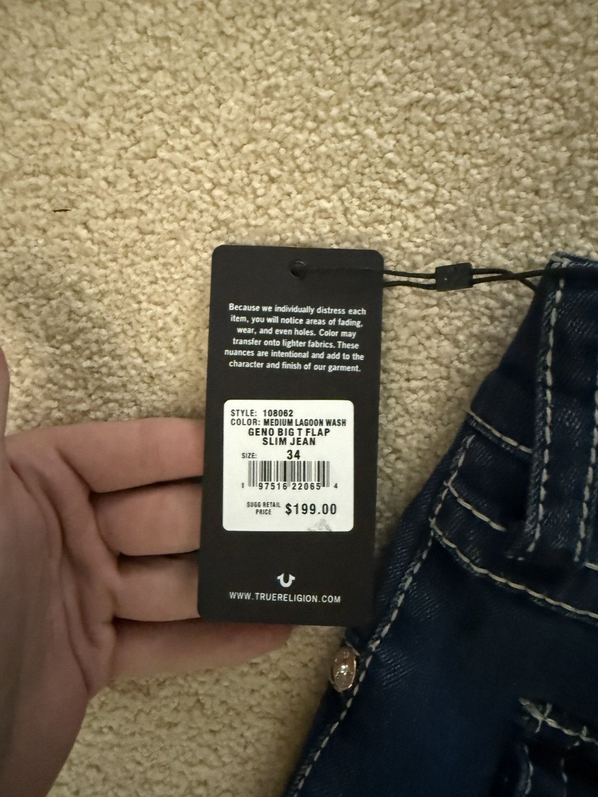 True Religion True religion relaxed fit Size US 34 / EU 50 - 2 Thumbnail