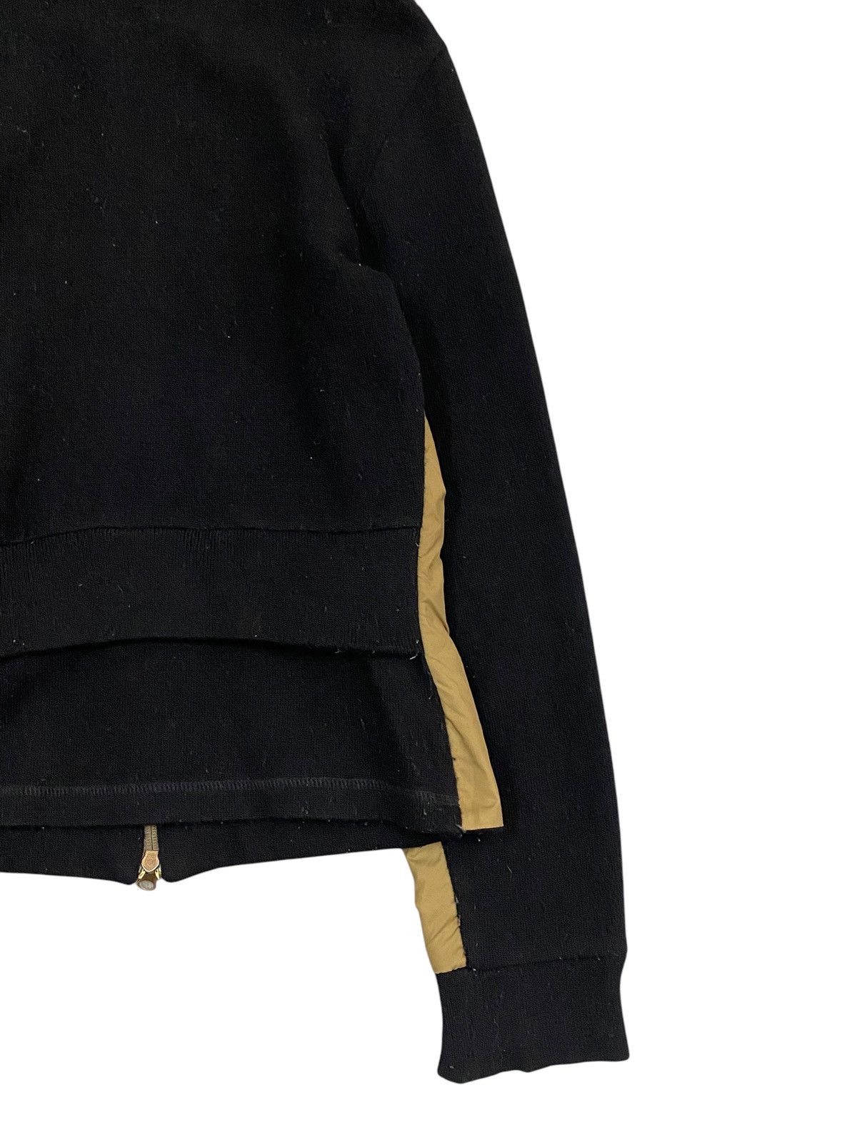 Moncler Moncler Zip-Up Jacket - Brown & Black Wool/Nylon - Size M Size US M / EU 48-50 / 2 - 8 Thumbnail