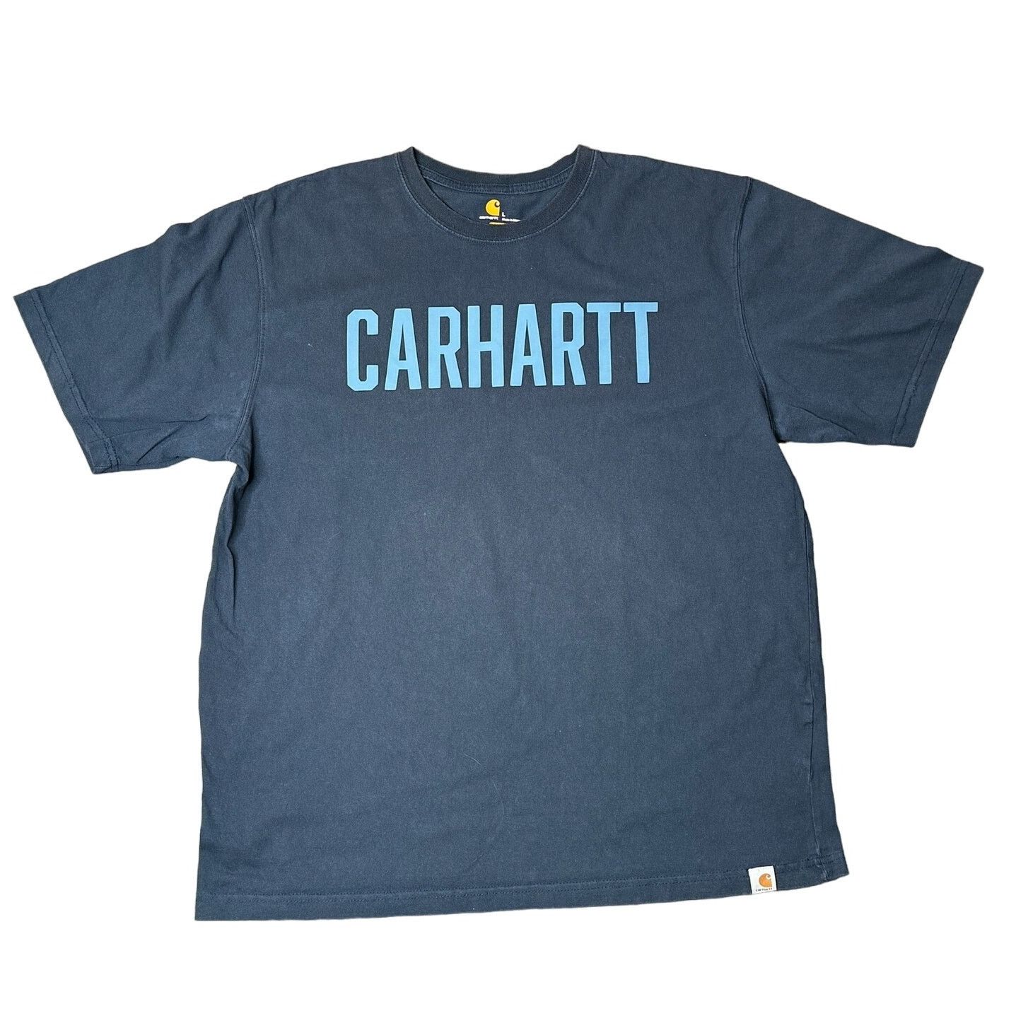 Carhartt Carhartt Blue Graphic Spell Out T-Shirt, Large, Original Fit Size US L / EU 52-54 / 3 - 1 Thumbnail