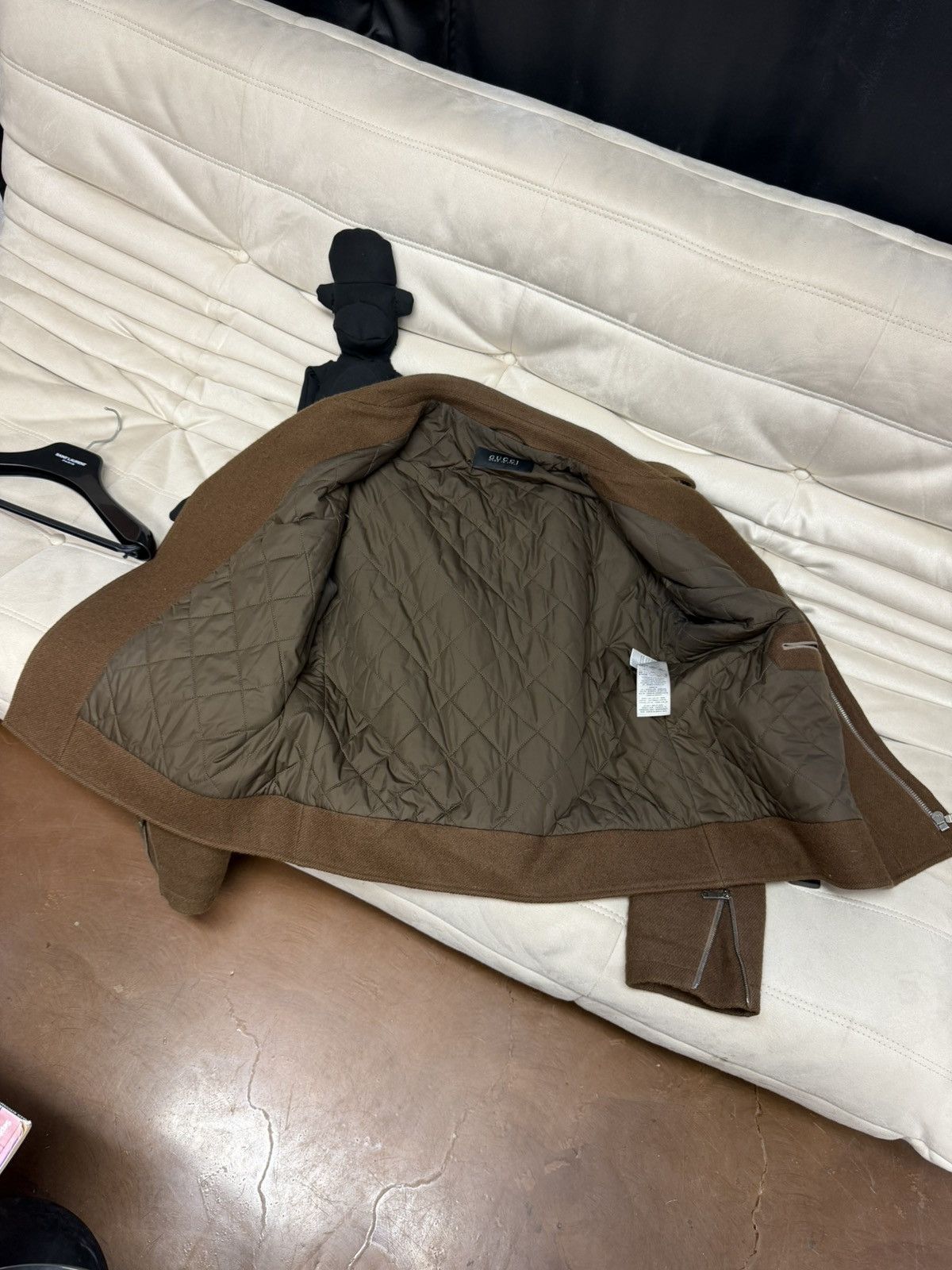 Gucci Gucci AW15 Wool Perfecto Zip Jacket Size US XL / EU 56 / 4 - 9 Thumbnail