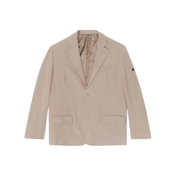 Balenciaga Balenciaga Beige Single-Breasted Long Sleeve Blazer Size US M / EU 48-50 / 2 - 1 Thumbnail