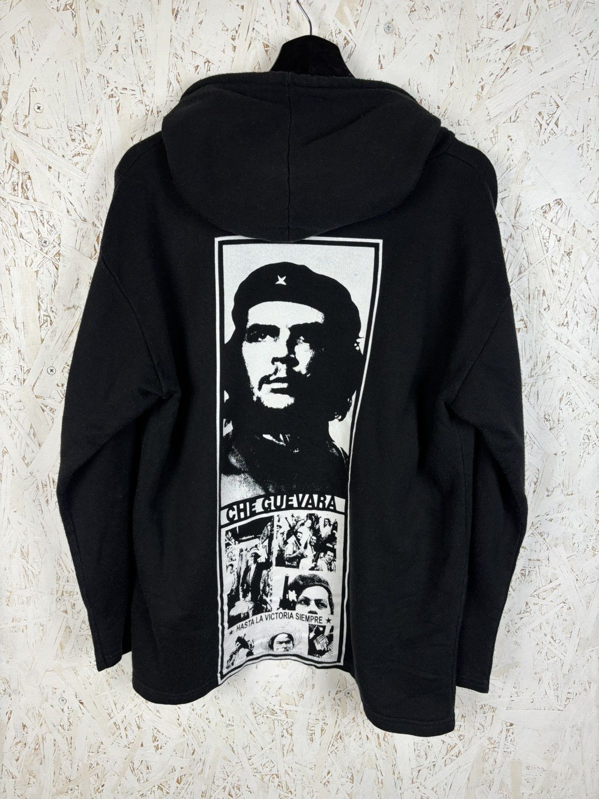 Vintage Vintage Che Gueavara Revolution Bootleg Hoodie Black S Size US S / EU 44-46 / 1 - 4 Thumbnail