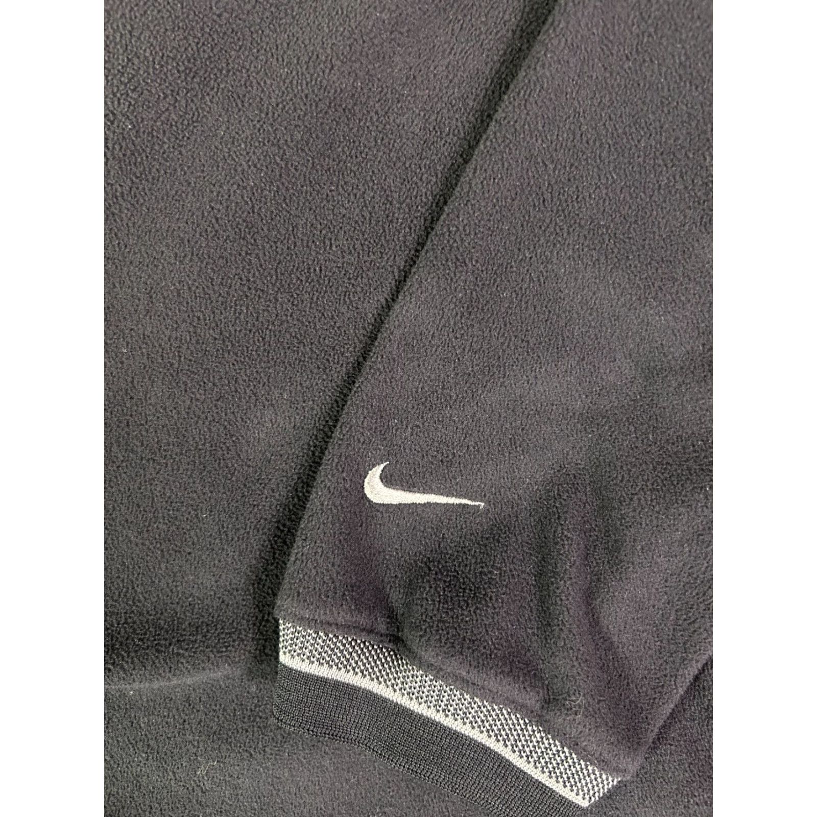 Nike VINTAGE Nike Golf Therma-Fit Black Pullover Sweatshirt M V-Neck Fleece Size US M / EU 48-50 / 2 - 2 Thumbnail