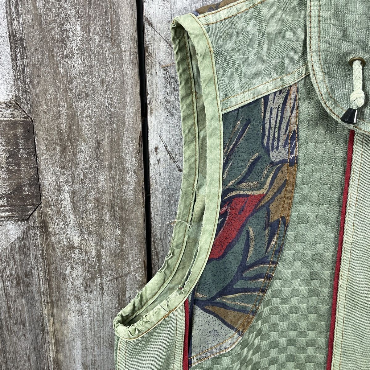 Japanese Brand × Vintage Vintage Japanese Brand Patchwork Button Up Vests Size US M / EU 48-50 / 2 - 6 Thumbnail