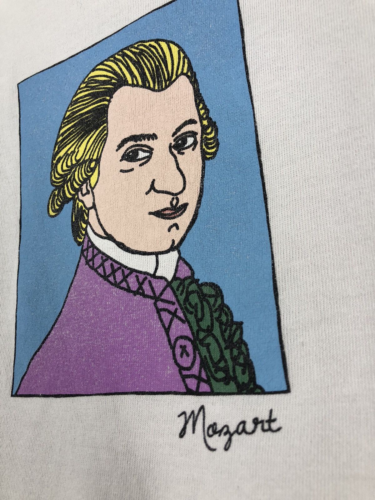 Japanese Brand × Vintage Vintage Rag Machine Japanese Brand Mozart Photo Tshirt Size US M / EU 48-50 / 2 - 5 Thumbnail