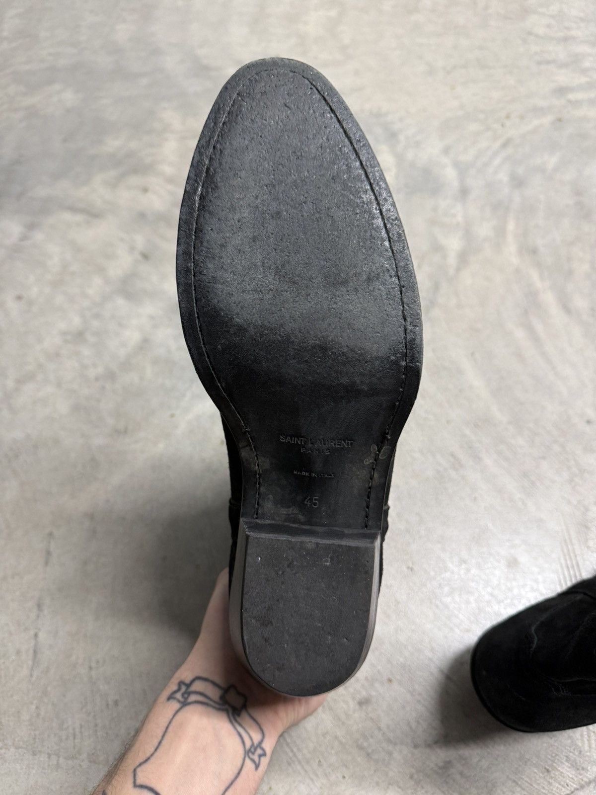 Saint Laurent Paris Saint Laurent Eastwood 45 Santiag Cowboy Boots Size US 12 / EU 45 - 9 Thumbnail